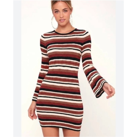 ALI & JAY IT WAS ALL A DREAM STRIPE DRESS SIZE SMALL - Picture 10 of 10